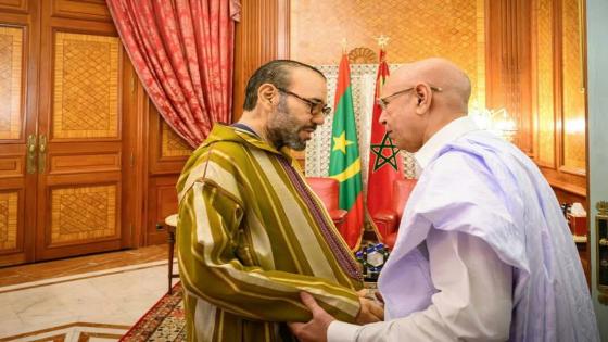 صاحب الجلالة الملك محمد السادس يستقبل فخامة السيد محمد ولد الشيخ الغزواني رئيس الجمهورية الإسلامية الموريتانية