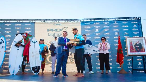البطل المغربي رمزي بوخيام يحتل المرتبة الثانية في مسابقة “برو تغازوت باي 2025