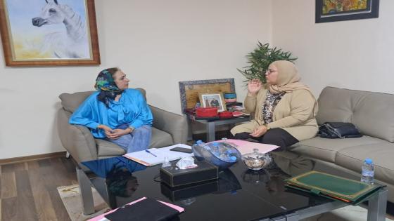 زينب قيوح تعقد لقاء مع مديرة الأكاديمية الجهوية للتربية والتكوين من أجل تسريع إخراج الإتفاقية الإطار المتعلقة بتمويل وإنجاز برنامج الارتقاء بالشان التربوي والرياضي