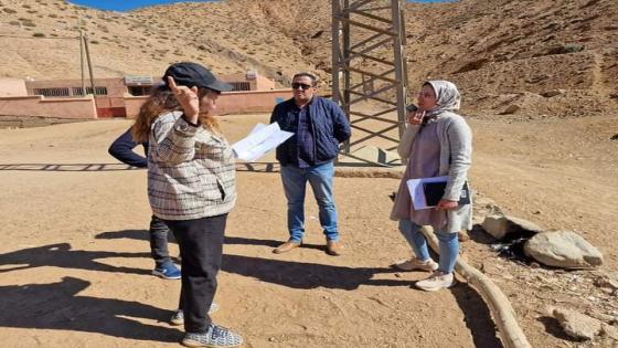 تارودانت : جماعة أهل تفنوت ، لجنة مختلطة تقوم بزيارة ميدانية لتتبع مشروع تأهيل المركز