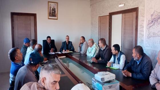 تارودانت :قائد قيادة سيدي موسى الحمري ، ينظم إجتماعا لاتخاد التدابير الضرورية للمحافظة على الماء