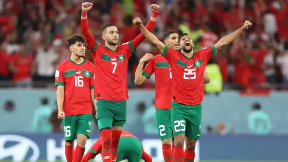 عناصر المنتخب المغربي كلهم عزيمة لتحقيق نتيجة الفوز أمام منتخب زامبيا